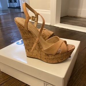 Schutz Emiliana wedge size 7